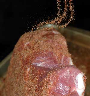 Barbecue Rub and Pork Shoulder