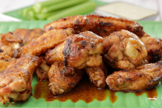 Grilled Hot Wings