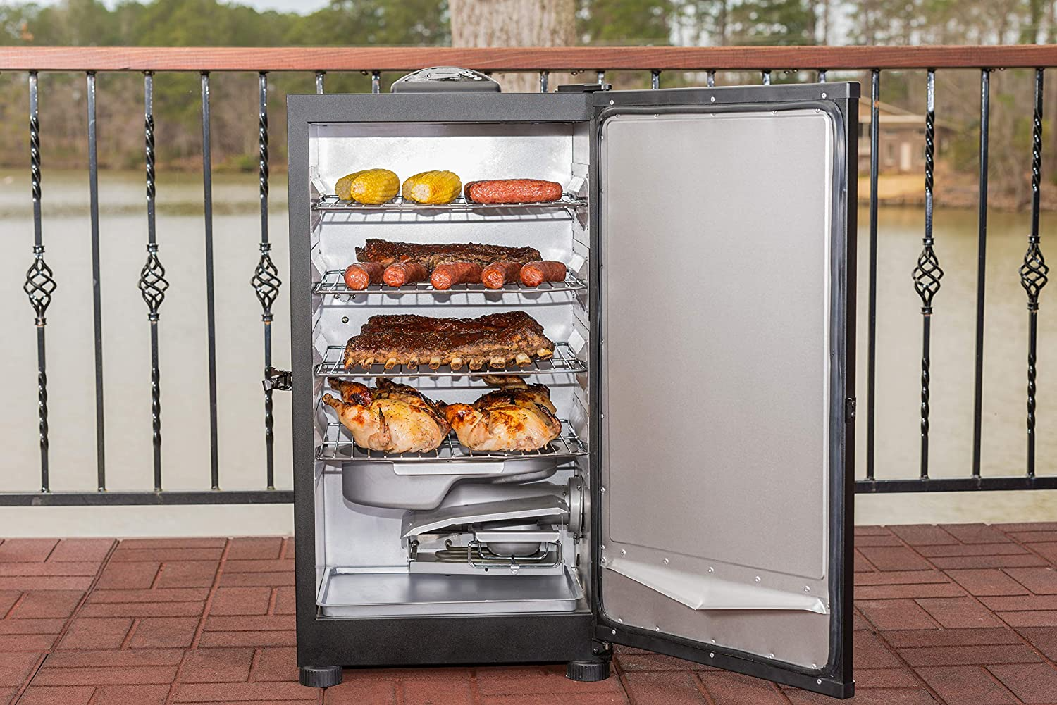 Masterbuilt MB20071117 Digital Electric Smoker, 30 inches, Black