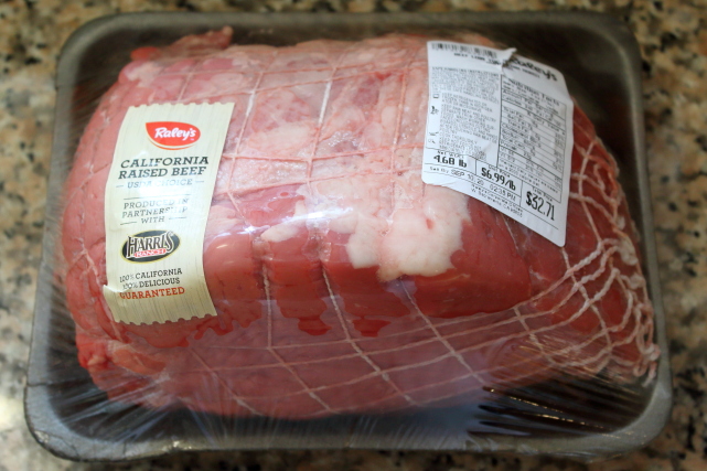 Uncooked Top Sirloin Roast