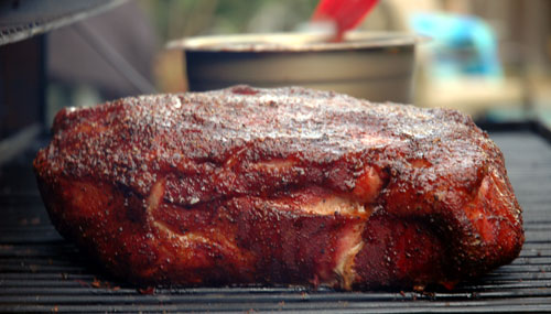 Pork Butt in The Smoke Pit