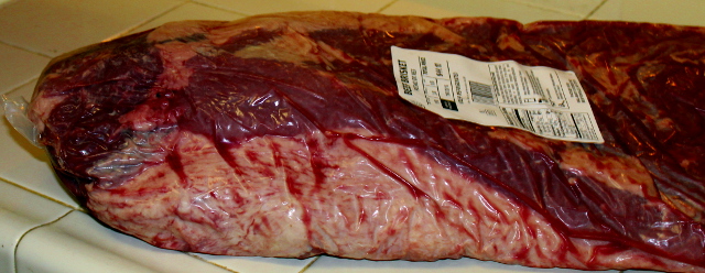 Beef Brisket in Cryovac