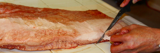 Trimming a Beef Brisket